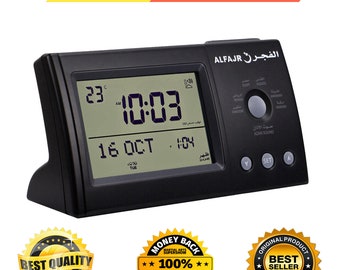 Alfajr Automatic Worldwide Digital Azan/Athan/Nimaz Prayer Table Clock CT-01