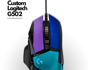 Custom Painted Logitech G502 HERO Wired Optical Gaming Mouse with RGB Lighting - Custom Gaming Mouse - Custom Name Printed