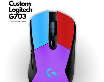 Custom Painted Logitech G703 HERO Wireless/wired Optical Gaming Mouse with RGB Lighting - Custom Gaming Mouse - Custom Name Printed