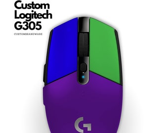 Custom Painted Logitech G305 HERO Wireless/wired Optical Gaming Mouse with RGB Lighting - Custom Gaming Mouse - Custom Name Printed