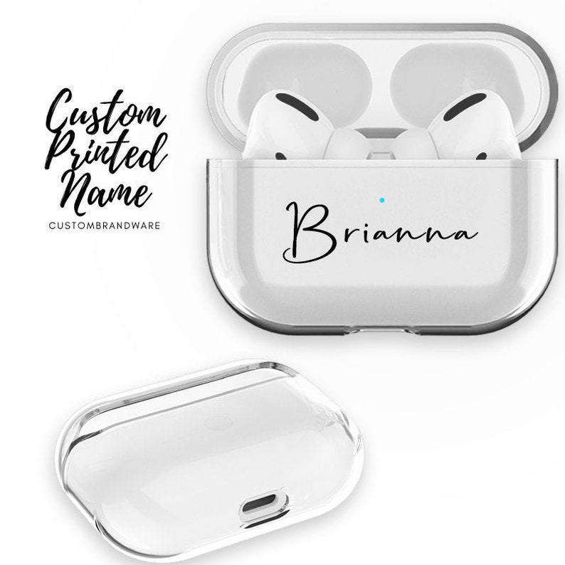 Custom Printed Name Airpod Pro Case Multicolor Airpod Case Etsy