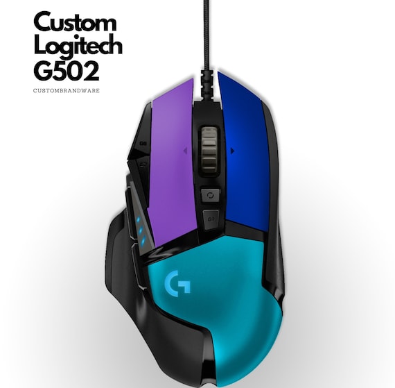 Custom Painted Logitech G502 HERO Wired Optical Gaming Mouse With RGB  Lighting Custom Gaming Mouse Custom Name Printed 
