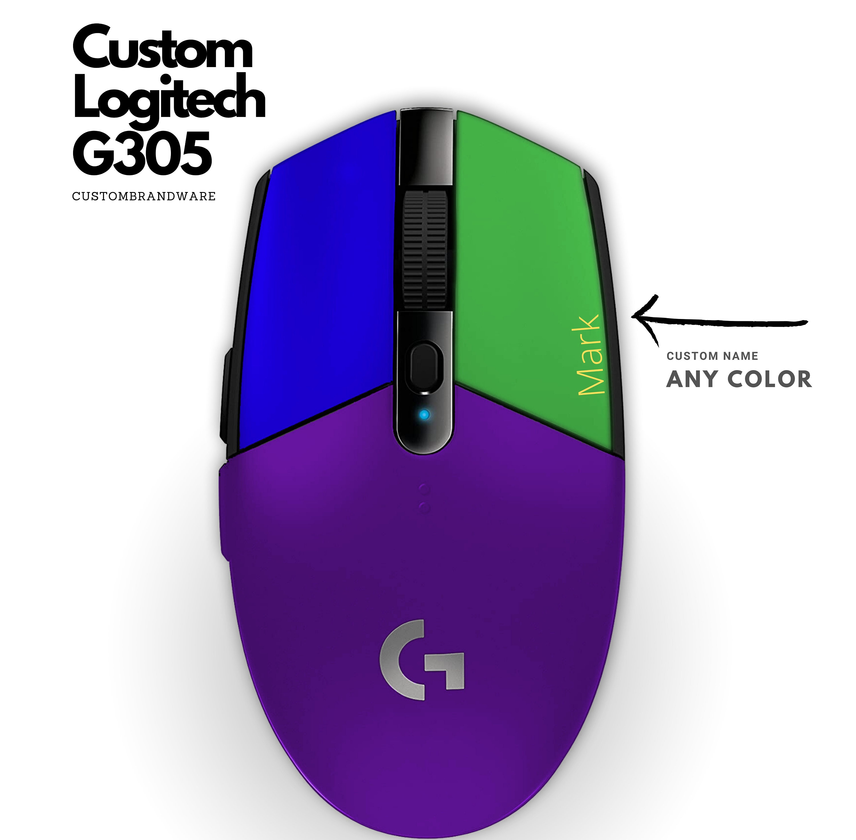 Souris de jeu optique peinte personnalisée Logitech G305 HERO