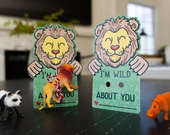 I'M WILD ABOUT YOU // Custom Valentine's Day Cards