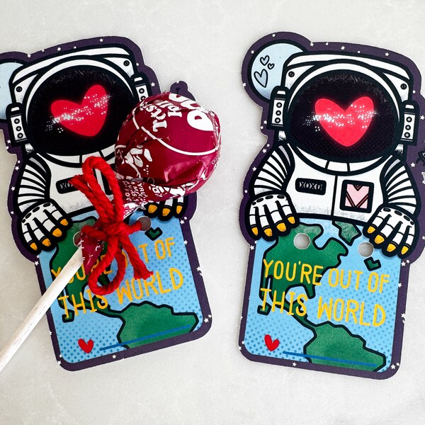 You're Out of This World // Custom Valentine's Day Cards