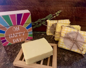 Happy Day Soap (Lavender, Bergamot, Geranium)