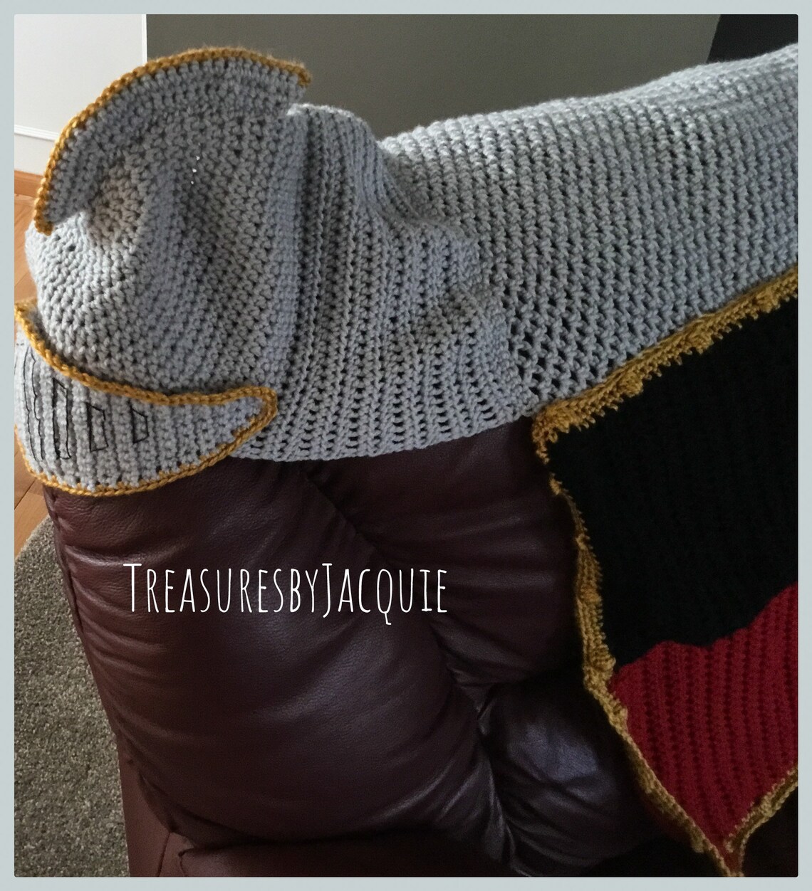 Kids Crocheted Knight Blanket Knight Blanket Blanket With Etsy