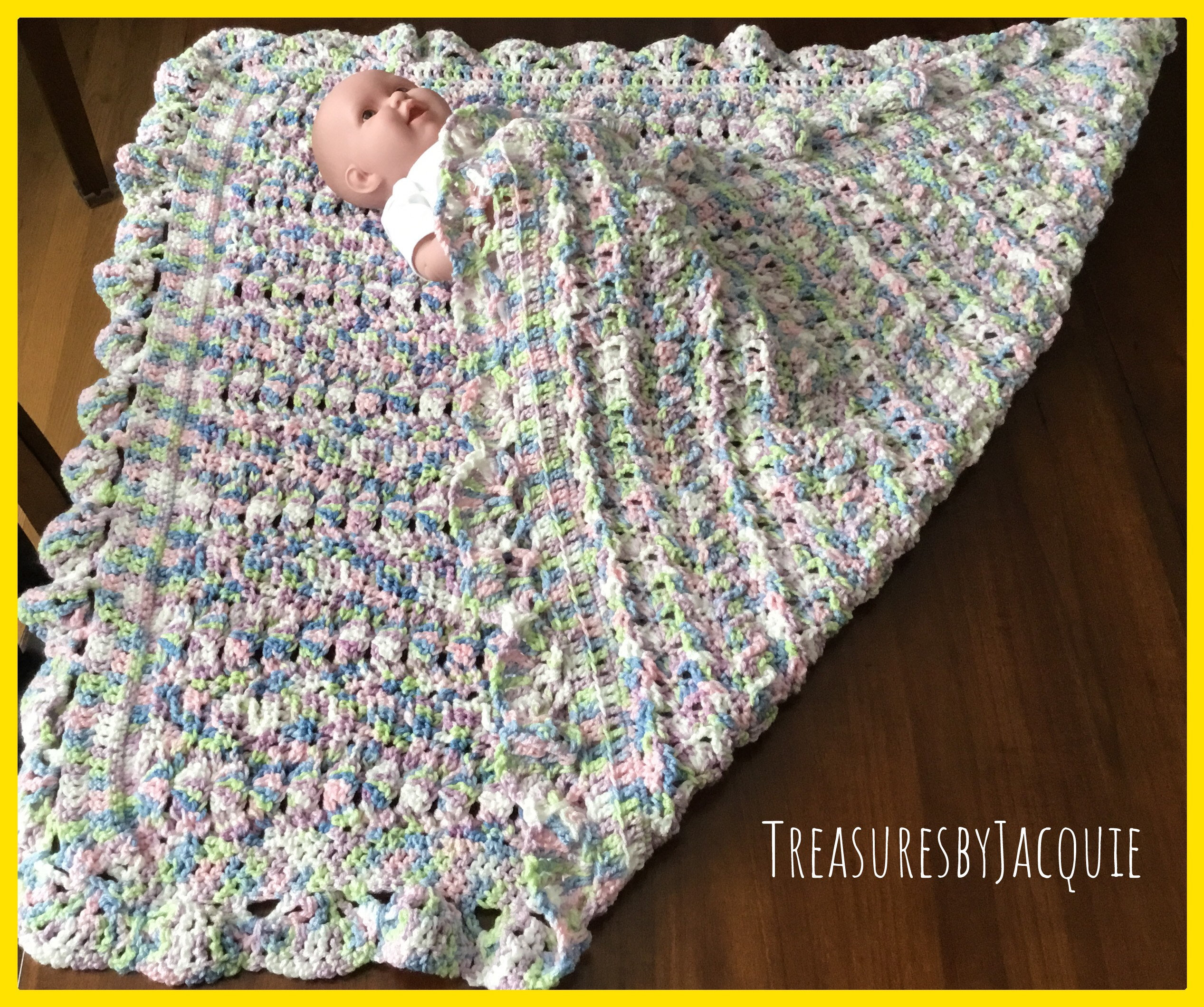 Beautiful crocheted baby blanket blanket Etsy