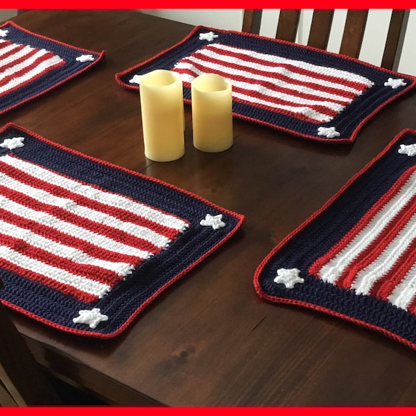 Flag Placemats Etsy