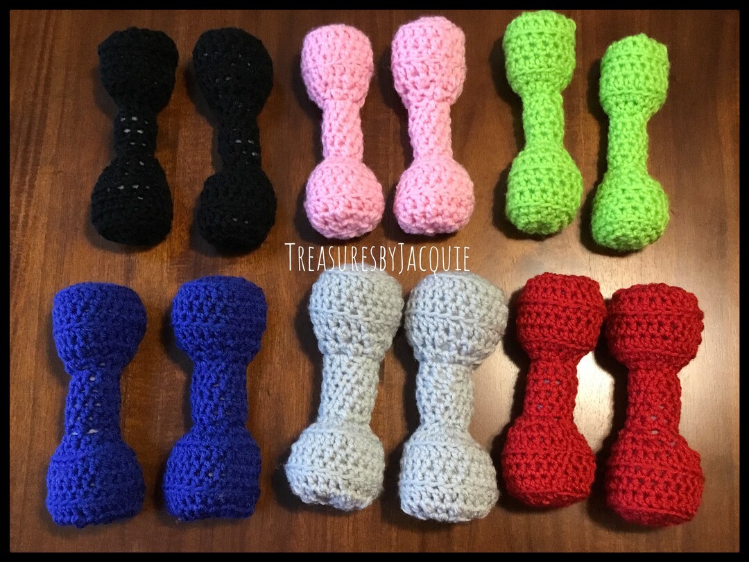Crocheted Baby Dumbbells Photo Prop Dumbbells Toddler - Etsy