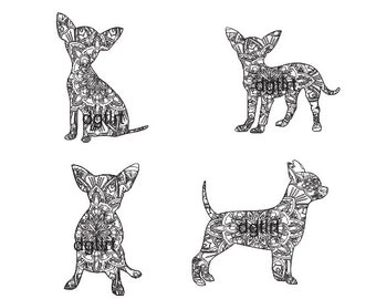 Free Free 121 Chihuahua Mandala Svg Free SVG PNG EPS DXF File
