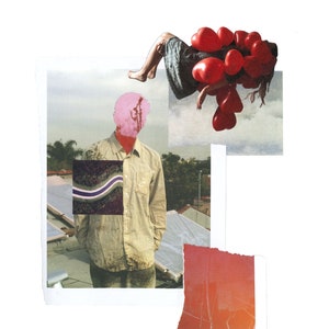Handmade Home Decor Collage | Florence + The Machine digital collage | gift for friend | analog collage art | housewarming