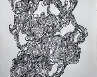 ink drawings etsy
