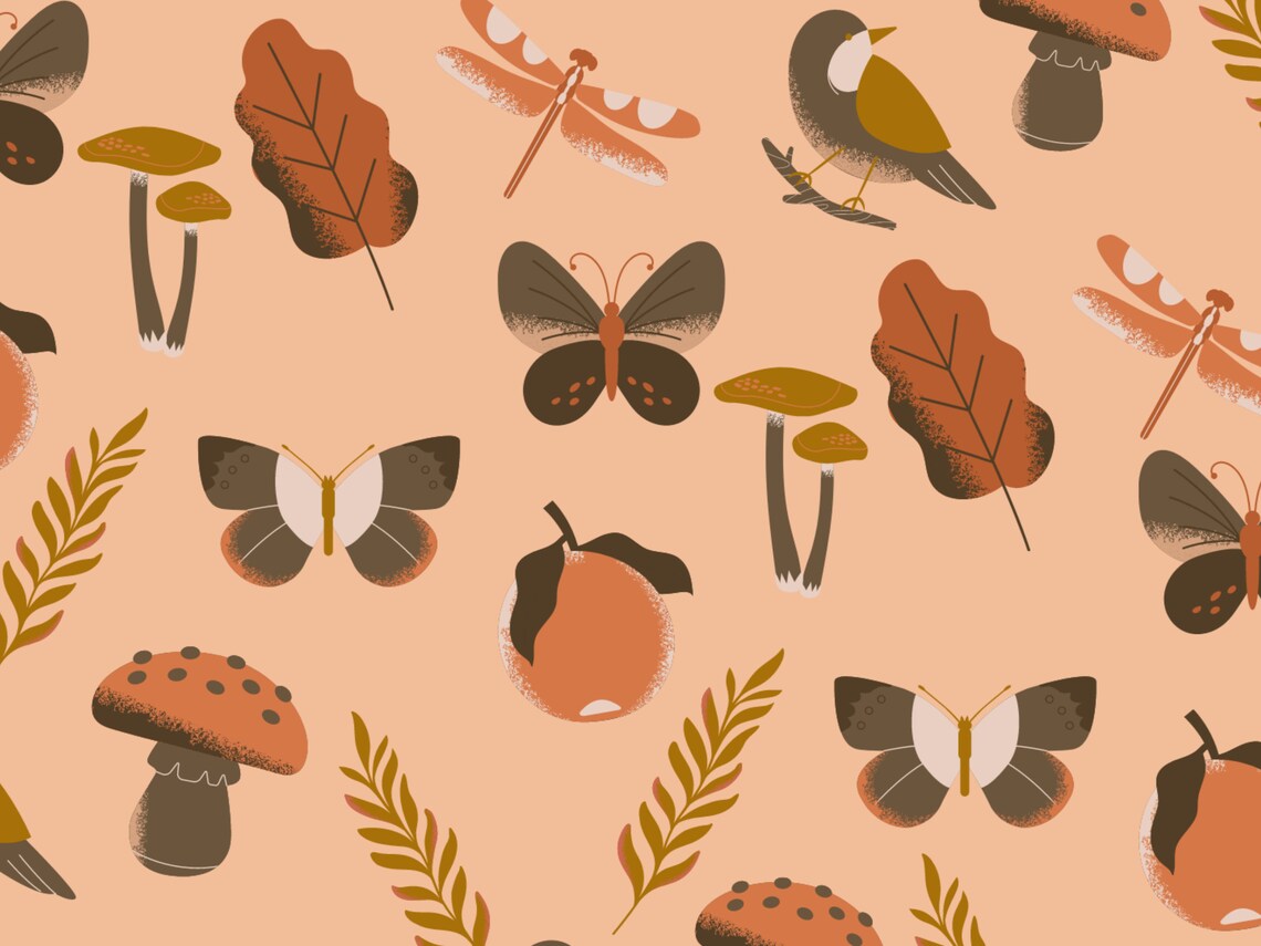 Boho High Resolution Desktop Wallpaper Aesthetic Trendy Mac Etsy