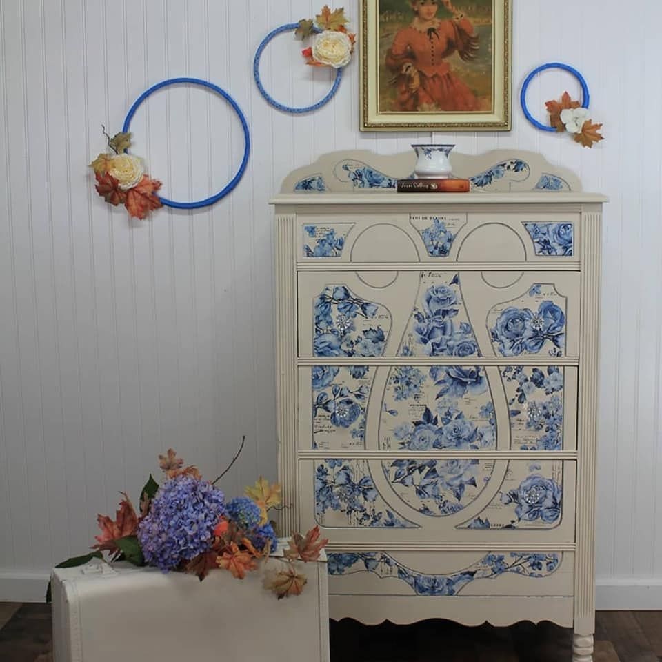 French Ceramics Decor Transfer Redesign With Prima Etsy UK