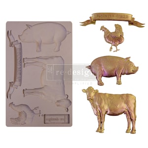 Farm Animals | Redesign with Prima | CeCe Restyled | Redesign With Prima Marketing | Craft Project | Food Safe | Upcycle |