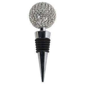 Diamante Ball Bottle Stopper Rose gold |  Gold |  Silver | Beautiful Sparkly Gift | Cork |  Bling Glitz Glam |  Drinks  | Bubbles Champagne