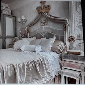 Crown Bed Canopy | French Chateau Bed Canopy | Grand Statement Piece
