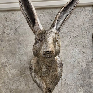 Hare with Monacle | Create curiosity with this beautifully sculpted hare wearing an inquisitive monocle Eclectic Timeless Elegant  Fabulous!