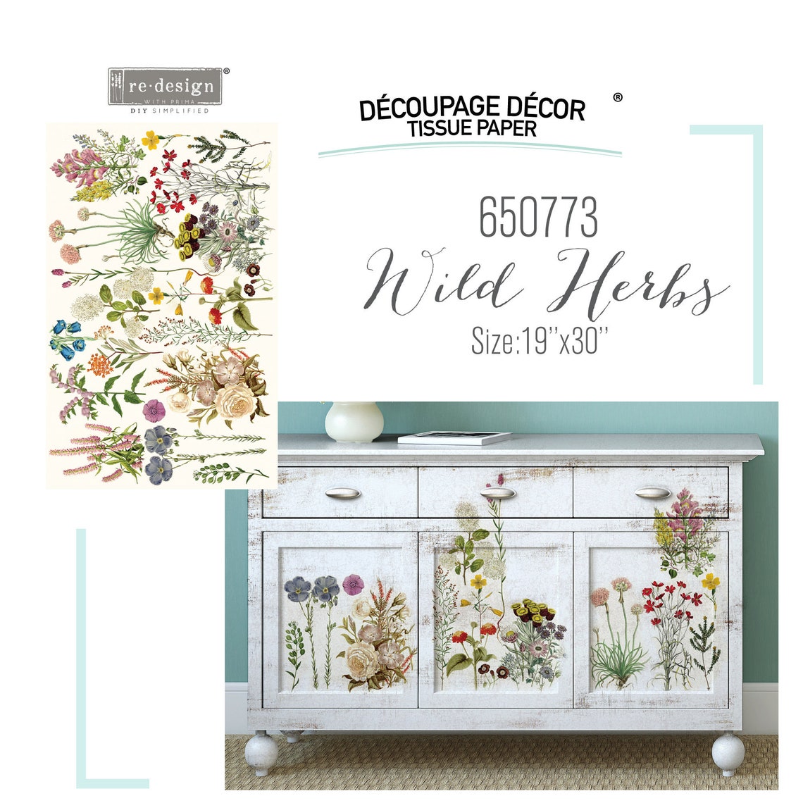 New Designs Decoupage Tissue Paper Redesign With Prima Etsy