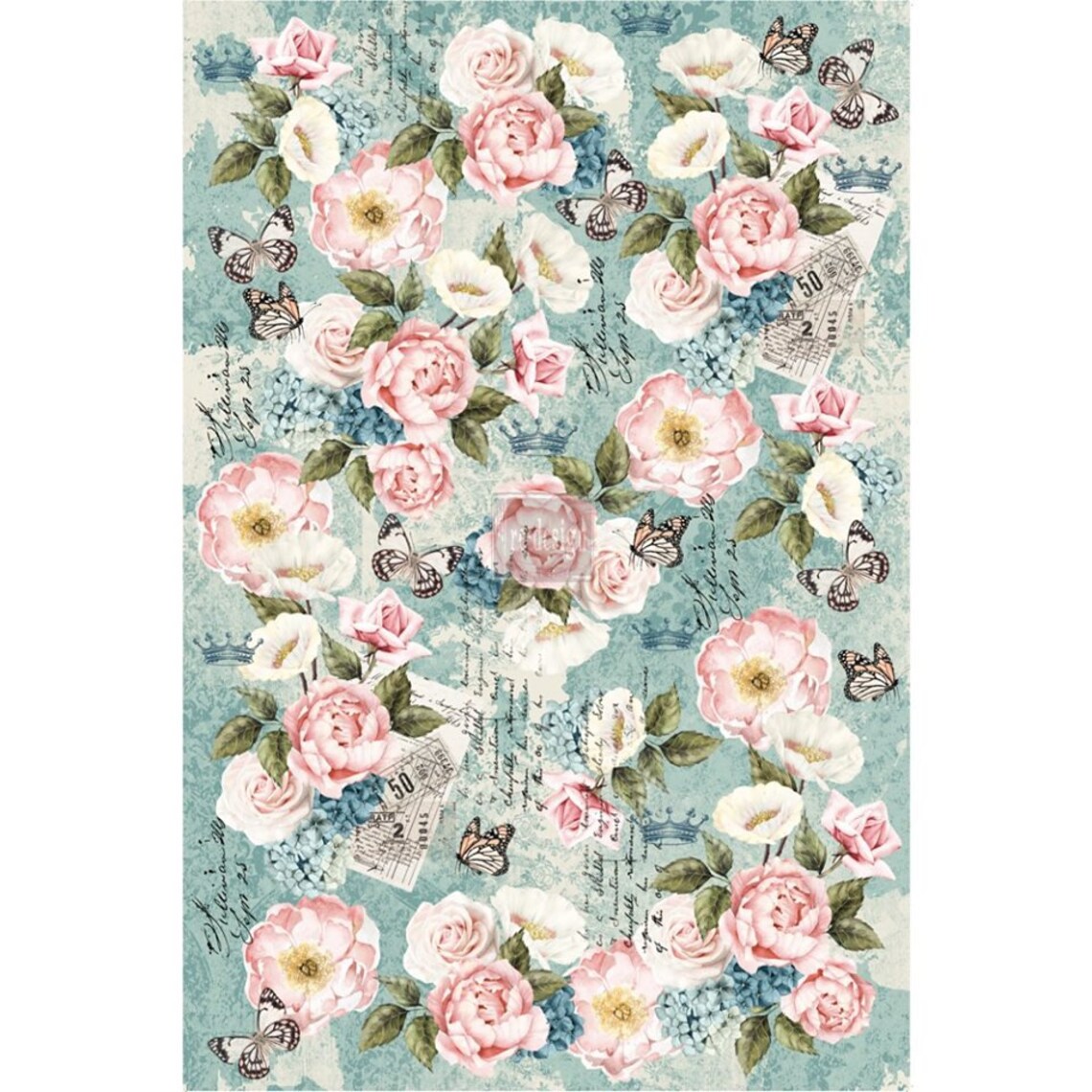 Decoupage Tissue Paper Redesign With Prima 19 X Etsy UK