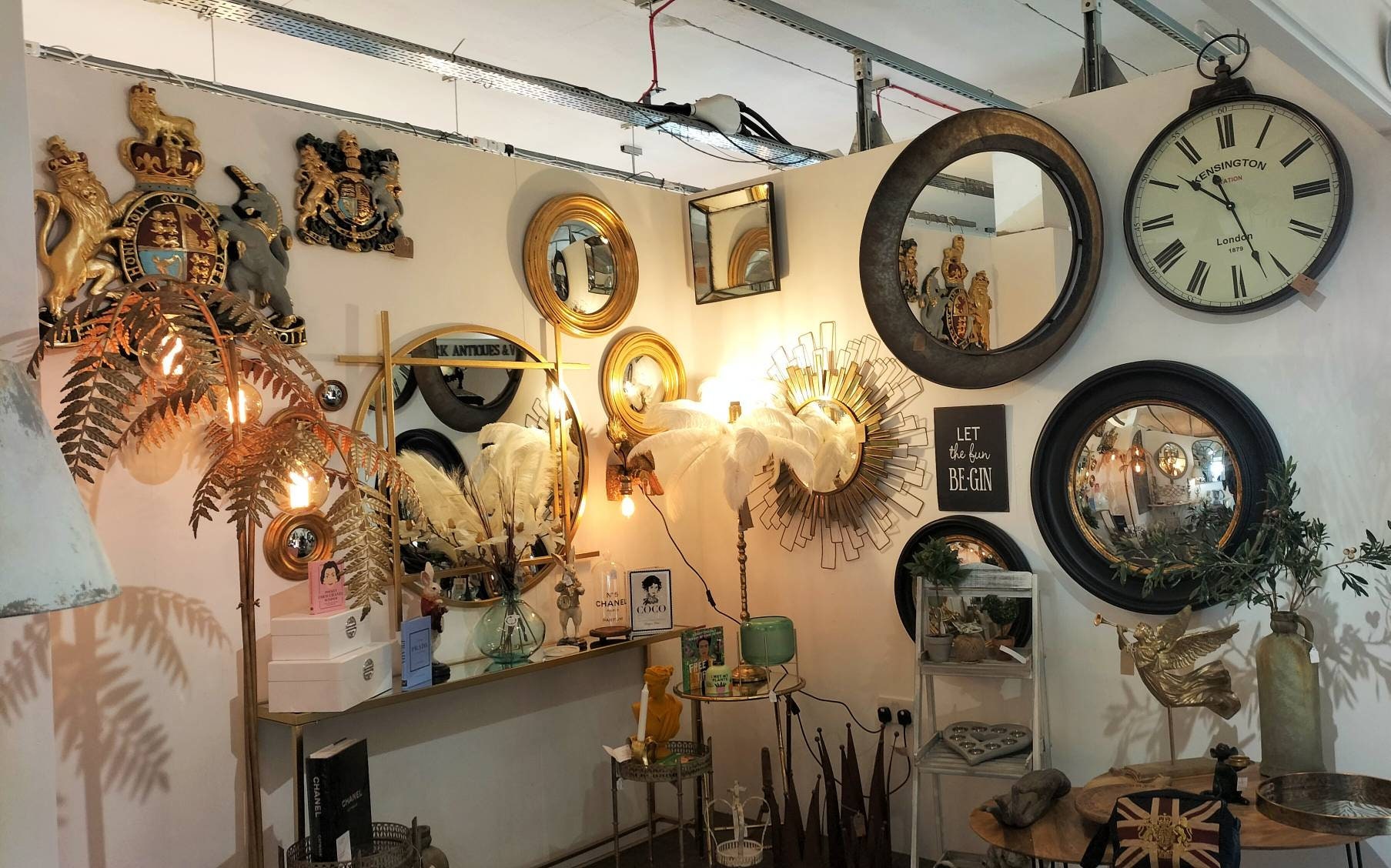 Miroir sorcière convexe 9,5cm noir - My Home Collection