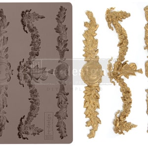 Glorious garland Decor Mould | Redesign With Prima | 8” X 5” (20 X 13cm)