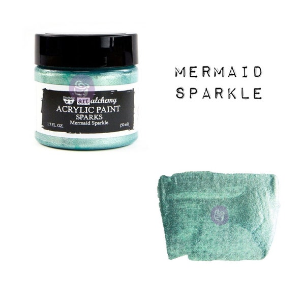 Mermaid Sparkle | Unicorns Hair | Butterfly Spells | Sparks Acrylic Paint | Prima Art Alchemy | 50ml