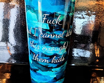 Childfree tumbler, "F" them kids tumbler