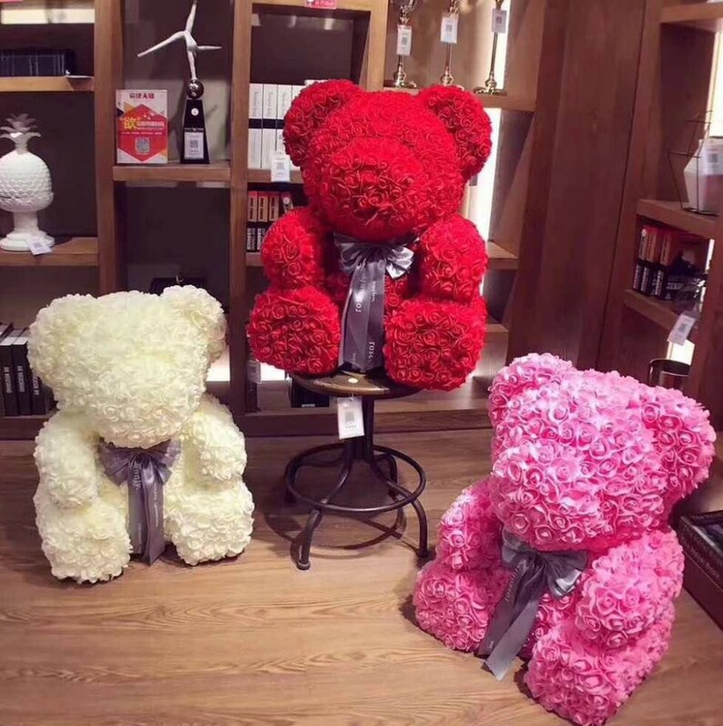 large rose bear