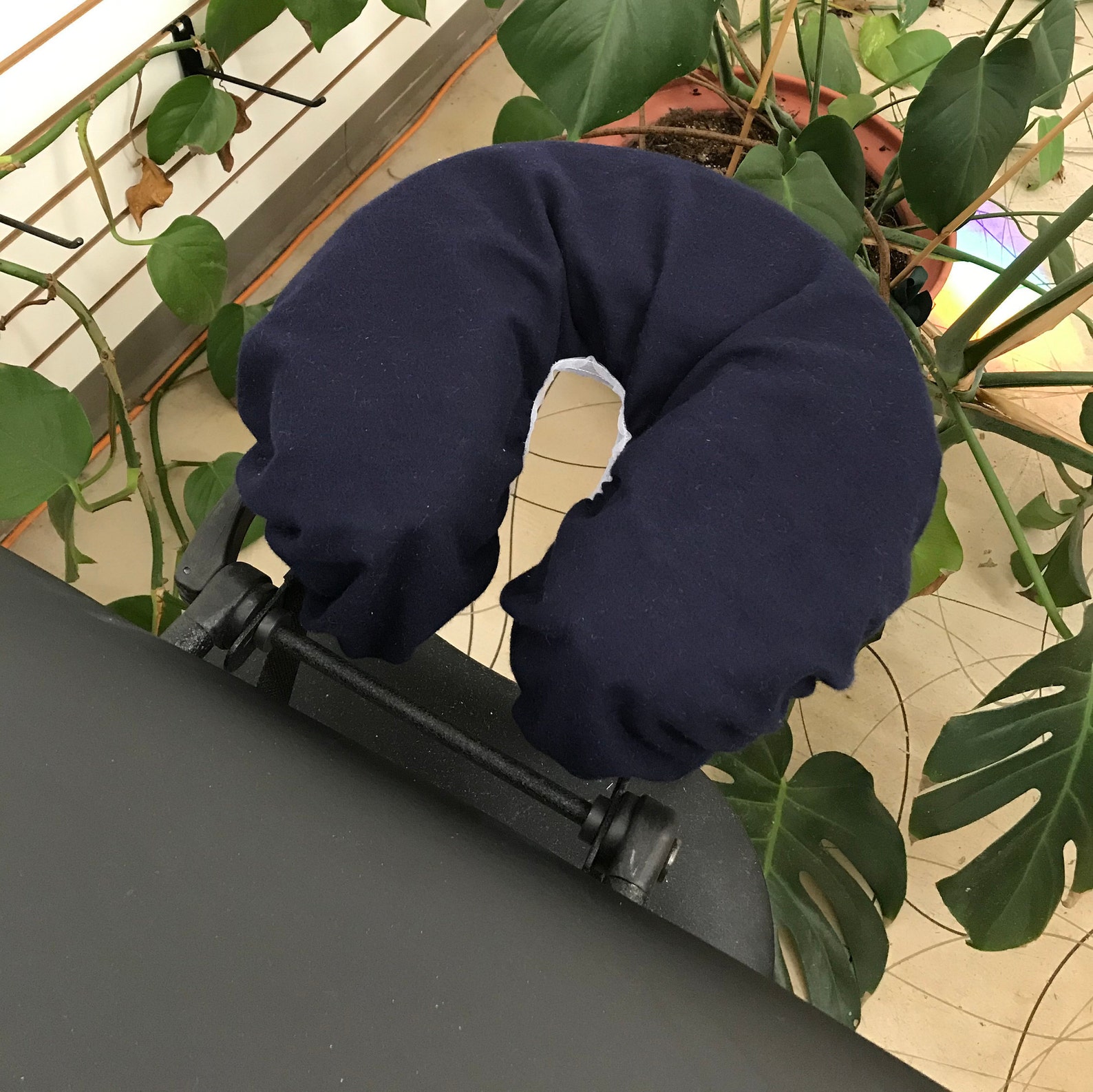 Cotton Massage Table Headrest Face Cradle Cover Navy Blue Etsy