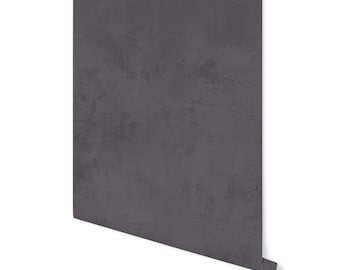 Dark Smooth Concrete Wallpaper // Removable Wallpaper// Peel and Stick Wallpaper// Unpasted Wallpaper // Pre-Pasted Wallpaper WW1911