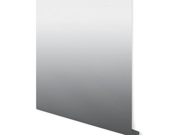 Wallpaper Ombre Gray/ Peel and Stick Wallpaper Gray/ Gray Ombre Wallpaper/ Removable/ Unpasted Wallpaper/ Pre-Pasted Wallpaper WW2042