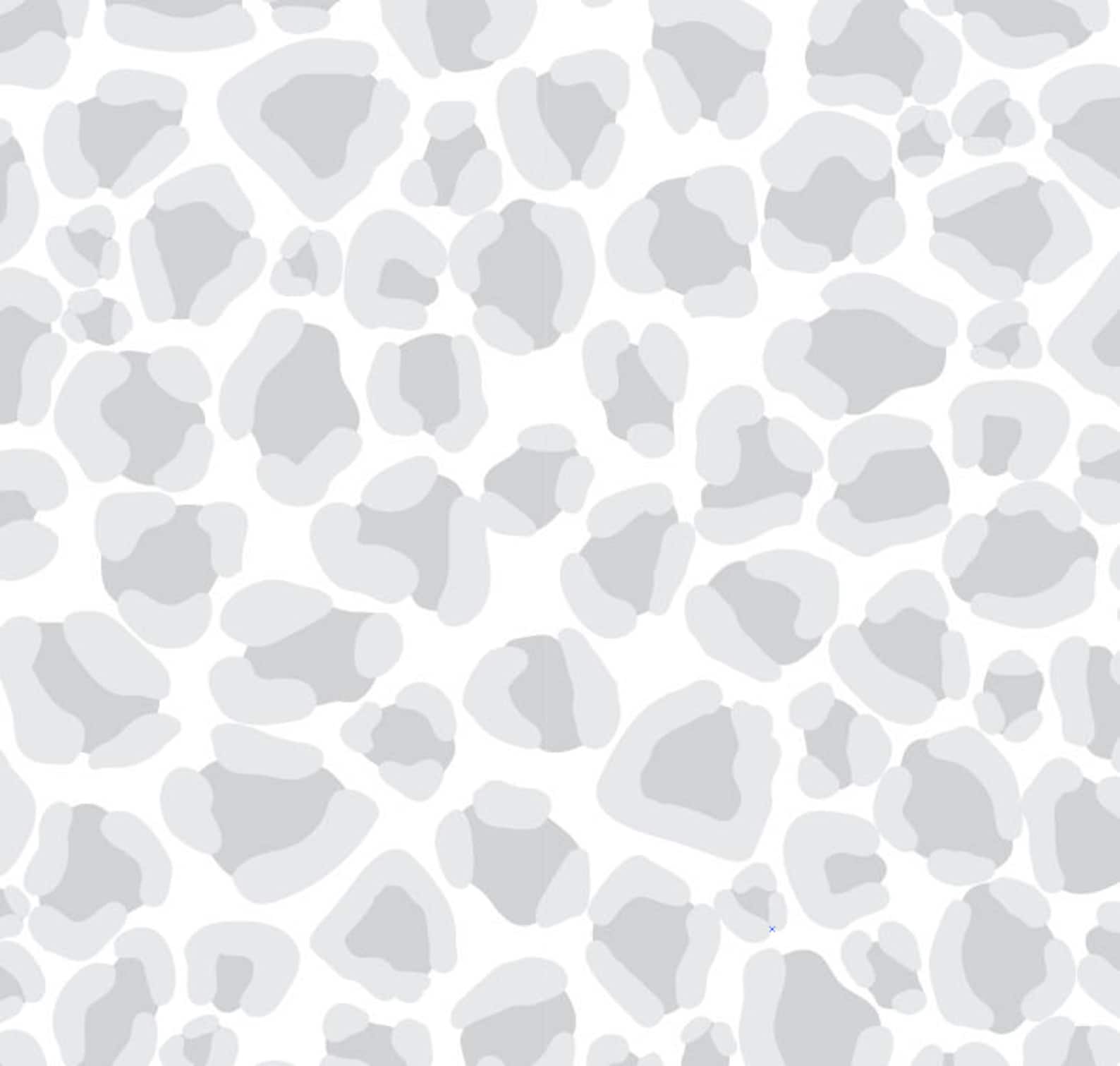 Gray Leopard Print Wallpaper // Removable Wallpaper // Peel Etsy