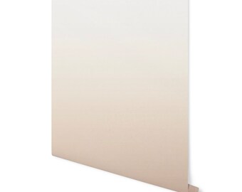 Peel and Stick Wallpaper Boho Ombre Tan/ Warm Brown Ombre Wallpaper/ Removable Wallpaper/ Unpasted/ Pre-Pasted Wallpaper WW2317