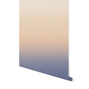 May include: A gradient wallpaper with a soft transition from a light peach color to a light blue color.