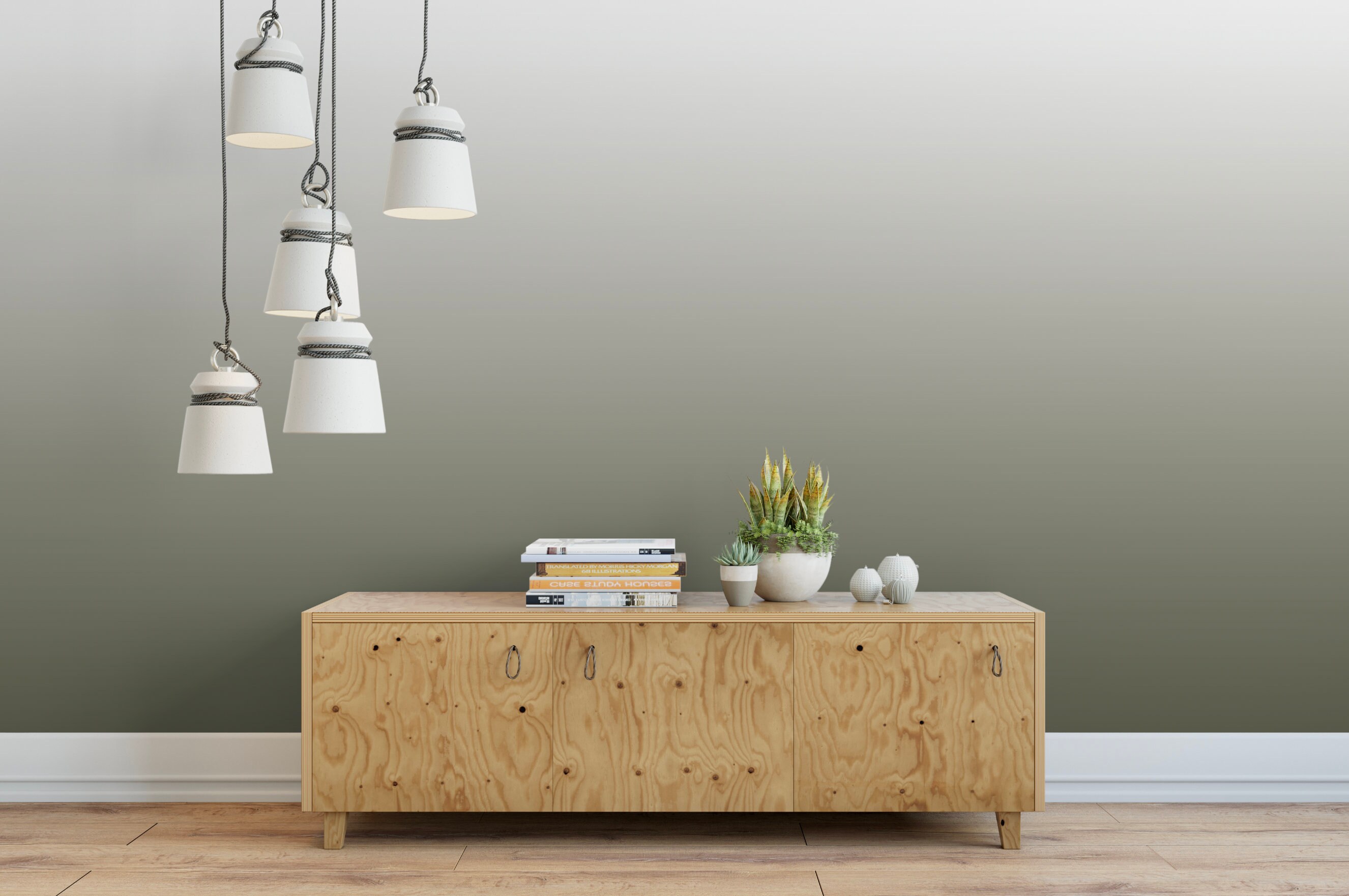 Dusty Olive Green Ombre Wallpaper // Removable Wallpaper// Etsy