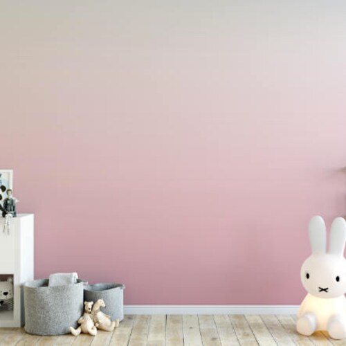 Wallpaper Ombre Pink/ Peel and Stick/ Petal Pink Ombre Etsy