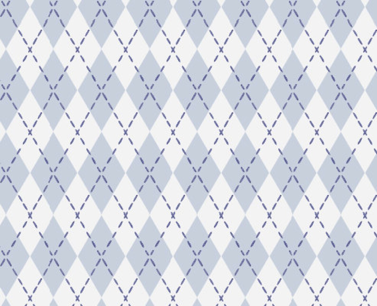 Baby Blue Argyle Wallpaper // Removable Wallpaper // Peel and Etsy