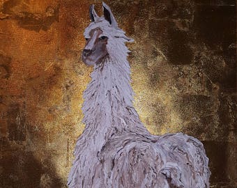 Llama Painting