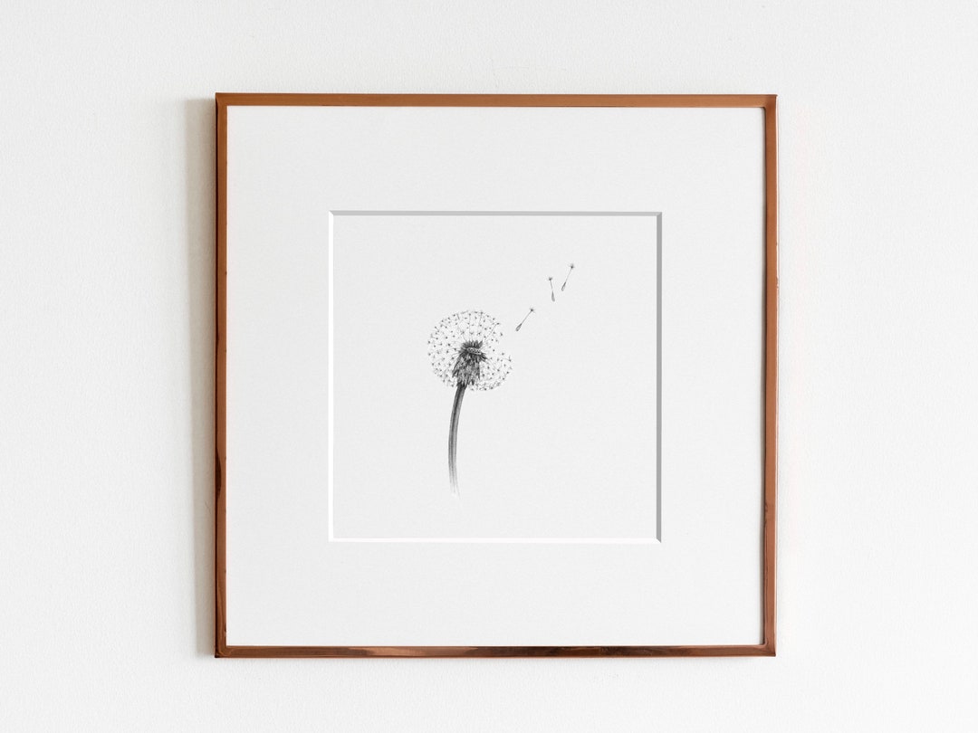 Dandelion Art Print Etsy