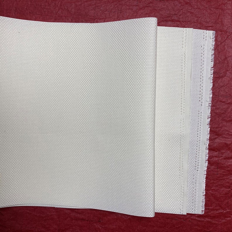Polyester Aida cloth for cross stitch 14 count white or Etsy Polyester Aida cloth for cross stitch 14 count white or Etsy
