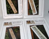Spring, Summer, Autumn and Winter  ABC's counted cross stitch patterns by Little House Needleworks. Set of four.