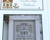 The Book Store Counted Cross Stitch Pattern,  Country Cottage Needleworks.