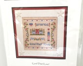 Land That I Love counted cross stitch pattern by Little House Needleworks.