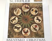 PRAIRIE SCHOOLER  Barnyard Christmas counted cross stitch pattern.  Book number 94