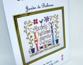 Jardin Prive Jardin De Bobines Cross Stitch Pattern