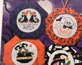 Counted Cross Stitch Pattern, Stoney Creek Halloween Ornaments.