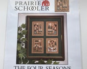 PRAIRIE SCHOOLER The Four Seasons counted cross stitch pattern, Book number 208