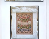 Red White and Bloom counted cross stitch pattern,  Country Cottage Needleworks.